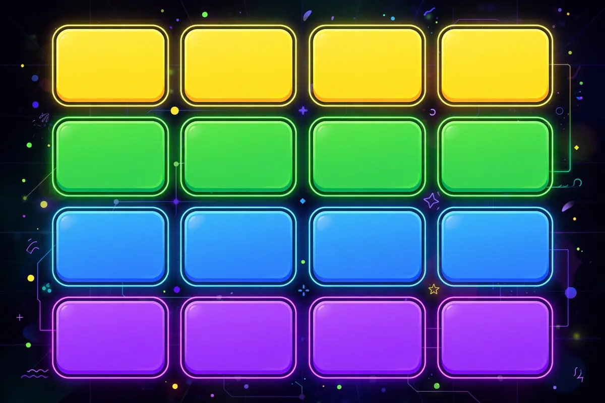Connections puzzle grid