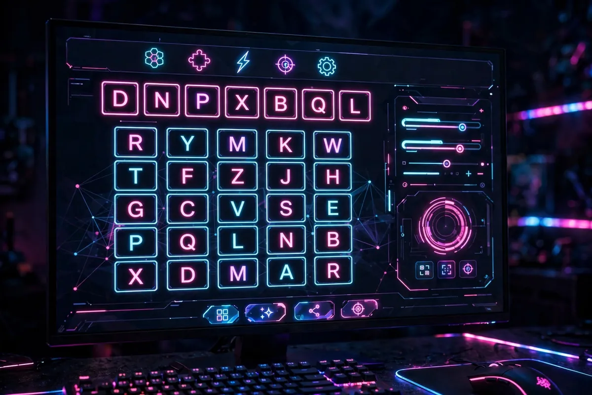 Free Wordle solver tool on a desktop computer